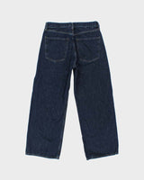 Agolde Women's Dark Wash Wide Straight Leg Denim Jeans - W30 L27