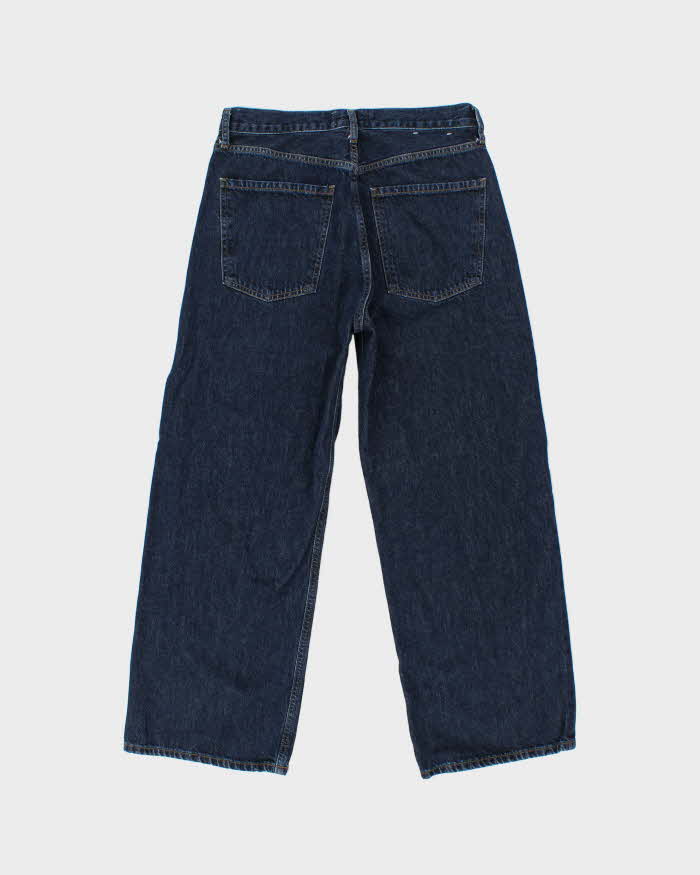 Agolde Women's Dark Wash Wide Straight Leg Denim Jeans - W30 L27