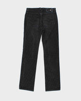 Vintage Y2K 00s Versace Jeans Couture All Over Print Slim Straight Jeans - W26 L29