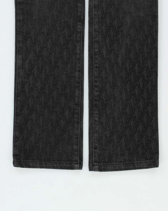 Vintage Y2K 00s Versace Jeans Couture All Over Print Slim Straight Jeans - W26 L29