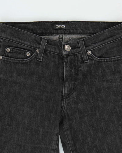 Vintage Y2K 00s Versace Jeans Couture All Over Print Slim Straight Jeans - W26 L29