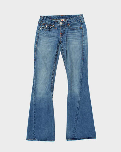 Vintage Y2k 00s True Religion Twist Seam Flare Jeans - W30 L34