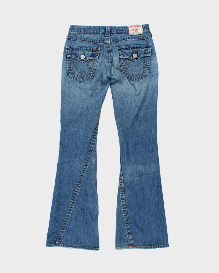 Vintage Y2k 00s True Religion Twist Seam Flare Jeans - W30 L34