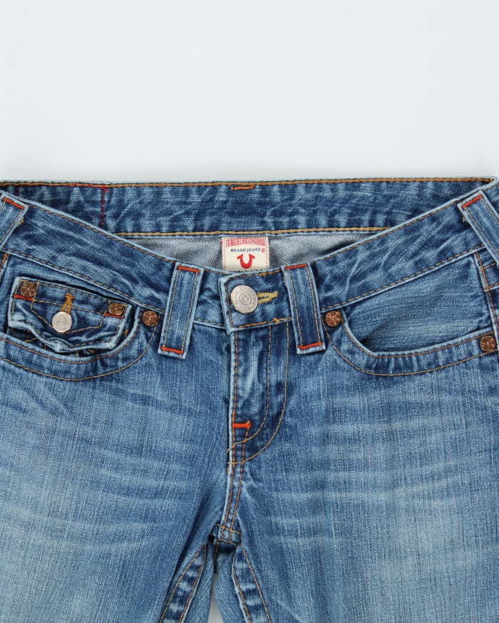 Vintage Y2k 00s True Religion Twist Seam Flare Jeans - W30 L34