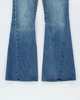 Vintage Y2k 00s True Religion Twist Seam Flare Jeans - W30 L34