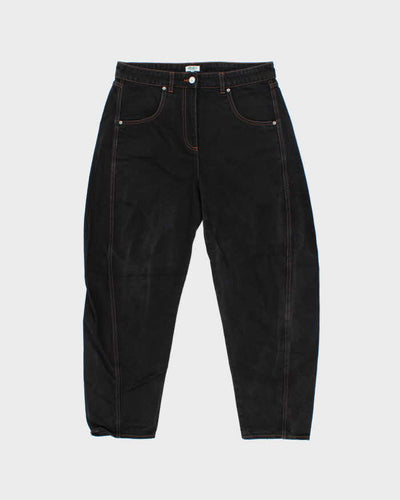 Vintage Women's Kenzo Paris Jungle Contrast Stitch Relaxed Barrel Fit Jeans - W32 L26