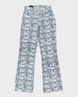 Deadstock Vintage 90s Spase Snake Print Jeans - W26 L32