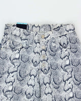 Deadstock Vintage 90s Spase Snake Print Jeans - W26 L32