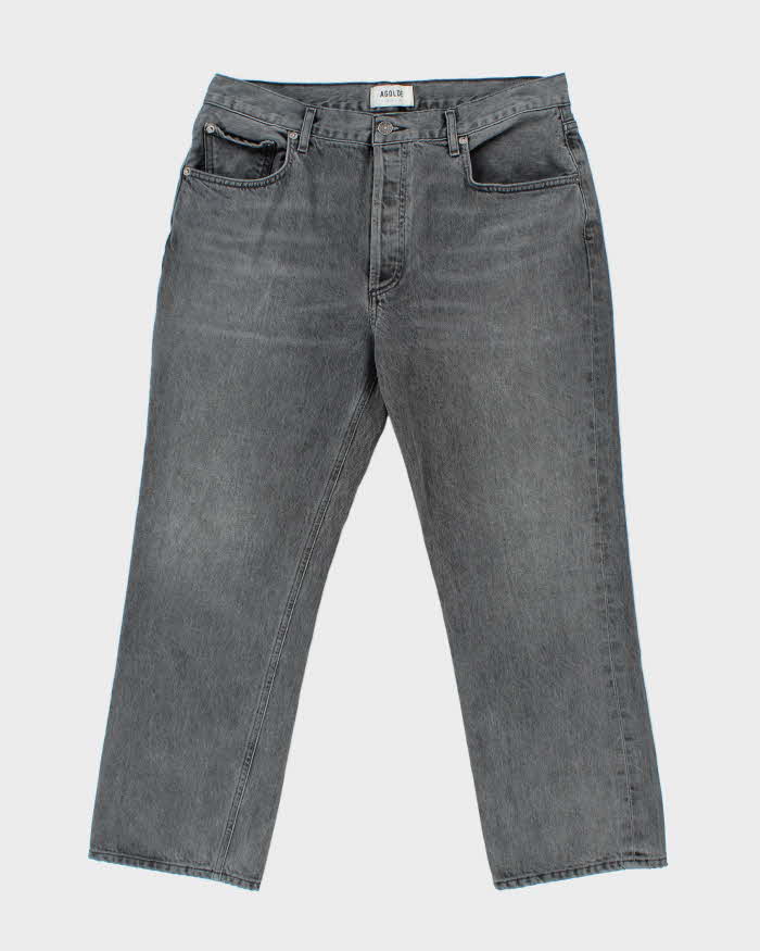 Agolde Wide Leg Faded Jeans - W33 L26