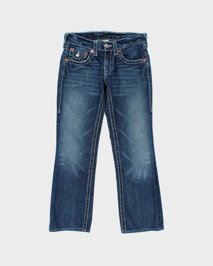 Vintage True Religion Billy Big T Indigo Denim Women's Straight Leg Jeans - W30 L29