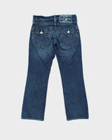 Vintage True Religion Billy Big T Indigo Denim Women's Straight Leg Jeans - W30 L29