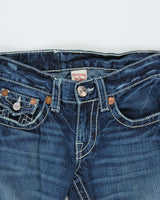 Vintage True Religion Billy Big T Indigo Denim Women's Straight Leg Jeans - W30 L29