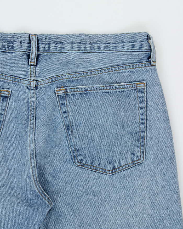 Agolde 'Wyman Low Slung Vintage' Women's Wide Leg Distressed Denim Jeans - W36 L28