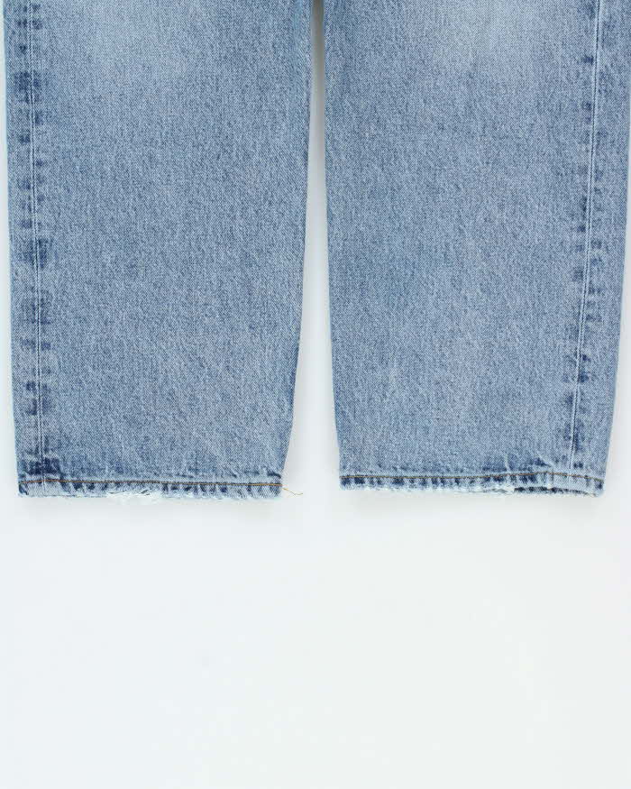 Agolde 'Wyman Low Slung Vintage' Women's Wide Leg Distressed Denim Jeans - W36 L28