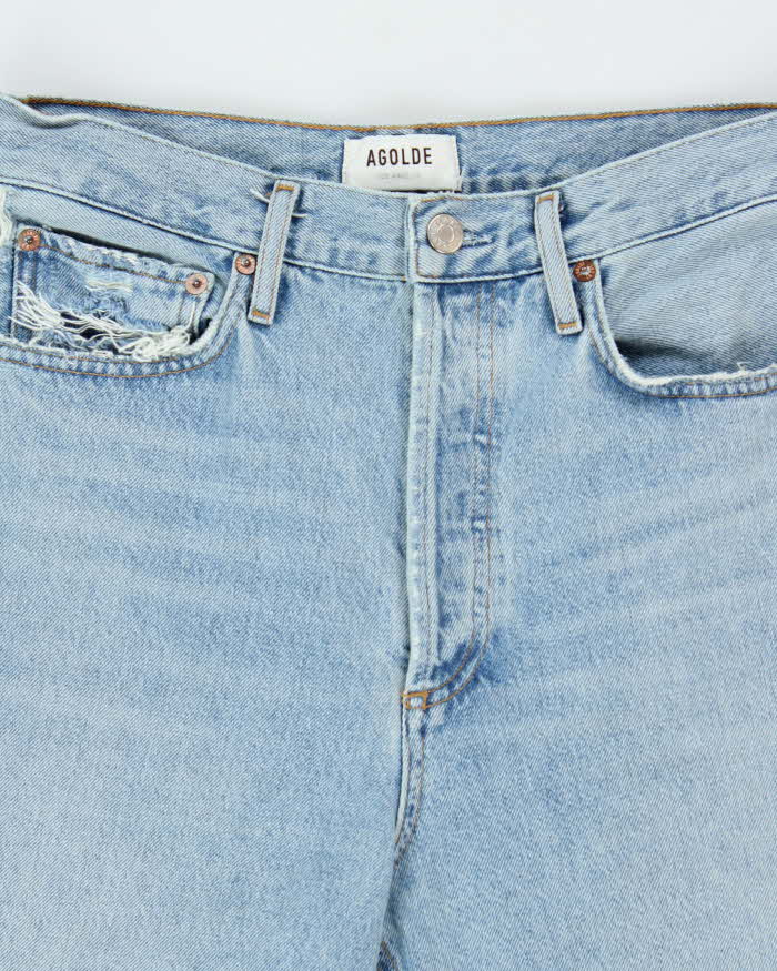 Agolde '90's' Women's Distressed Straight Leg Denim Jeans - W30 L29