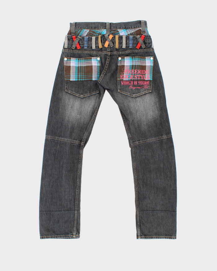 Vintage Y2K 00s Double Focus Twin Waist Barrel Fit Straight Leg Women's Jeans - W30 L32