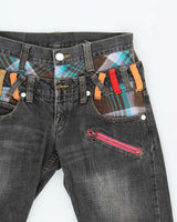 Vintage Y2K 00s Double Focus Twin Waist Barrel Fit Straight Leg Women's Jeans - W30 L32