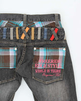 Vintage Y2K 00s Double Focus Twin Waist Barrel Fit Straight Leg Women's Jeans - W30 L32