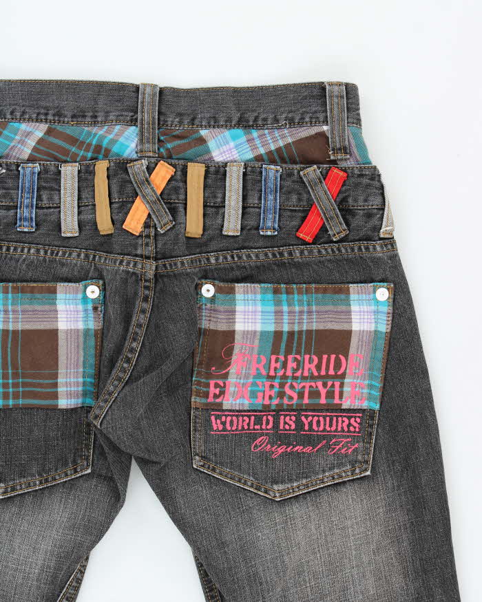 Vintage Y2K 00s Double Focus Twin Waist Barrel Fit Straight Leg Women's Jeans - W30 L32