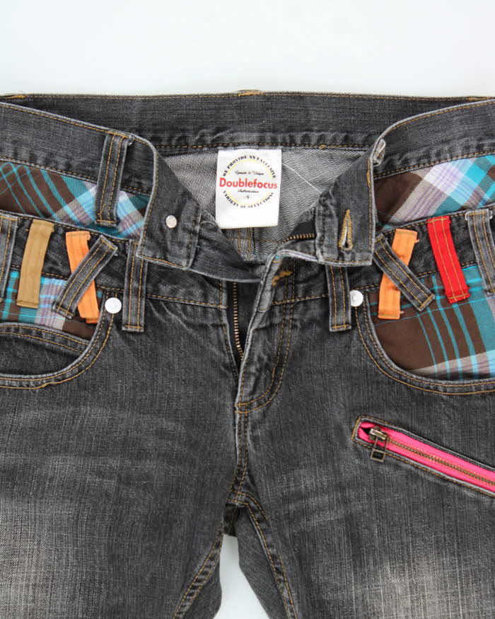 Vintage Y2K 00s Double Focus Twin Waist Barrel Fit Straight Leg Women's Jeans - W30 L32