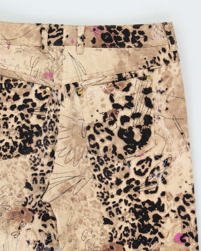 Vintage 90s 00s Carlisle Animal Print Jeans - W28 L29