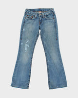Vintage Y2k 00s True Religion Distressed Bootcut Jeans - W26 L30