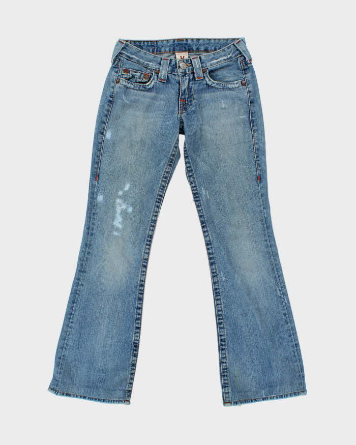 Vintage Y2k 00s True Religion Distressed Bootcut Jeans - W26 L30