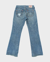 Vintage Y2k 00s True Religion Distressed Bootcut Jeans - W26 L30