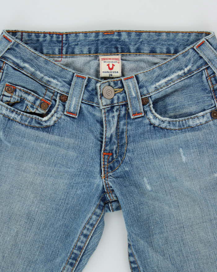 Vintage Y2k 00s True Religion Distressed Bootcut Jeans - W26 L30