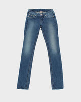 Vintage Y2k 00s True Religion Faded Skinny Jeans - W25 L33