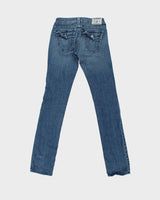 Vintage Y2k 00s True Religion Faded Skinny Jeans - W25 L33