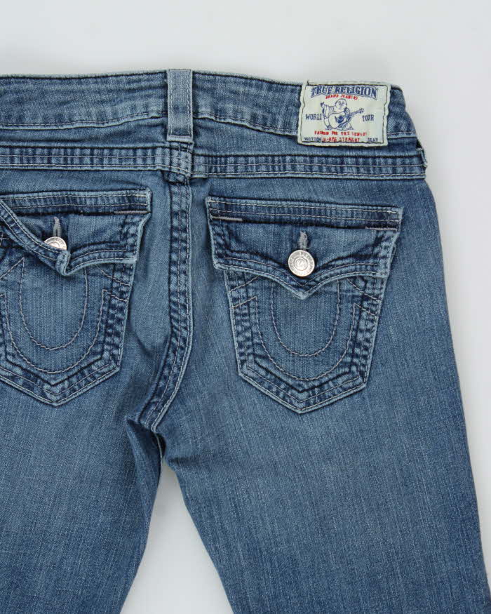 Vintage Y2k 00s True Religion Faded Skinny Jeans - W25 L33