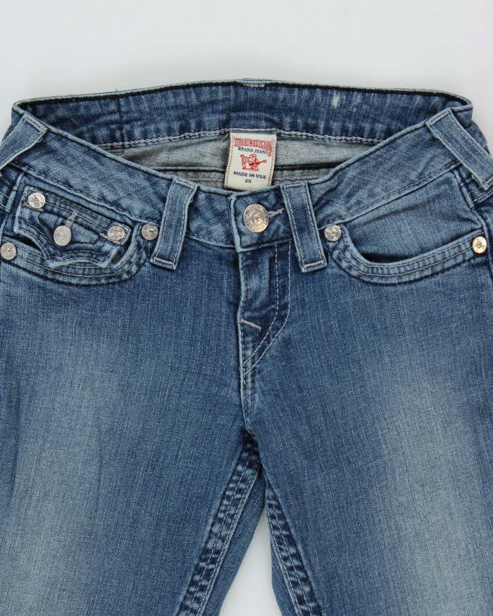 Vintage Y2k 00s True Religion Faded Skinny Jeans - W25 L33