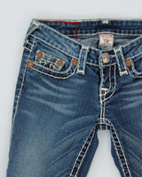 Vintage Y2k 00s True Religion Contrast Stitch Bootcut Jeans - W25 L33