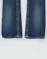 Vintage Y2k 00s True Religion Contrast Stitch Bootcut Jeans - W25 L33