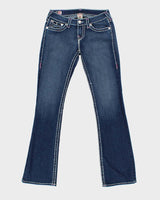 Vintage Y2k 00s True Religion Contrast Stitch Skinny Jeans - W27 L33