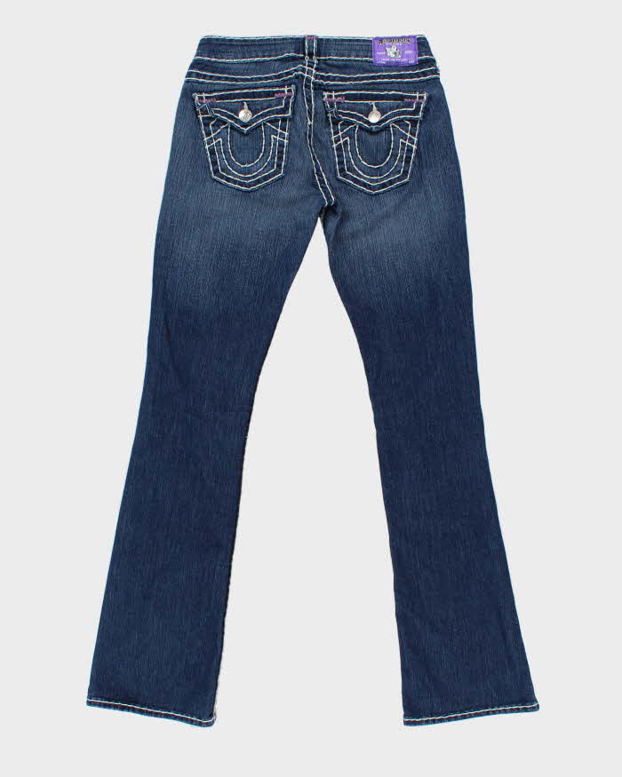 Vintage Y2k 00s True Religion Contrast Stitch Skinny Jeans - W27 L33