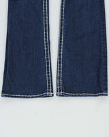 Vintage Y2k 00s True Religion Contrast Stitch Skinny Jeans - W27 L33