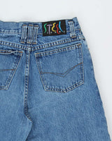 Vintage 1990s Steel Made In USA Super Wide Leg Women's Jeans - W28 L31