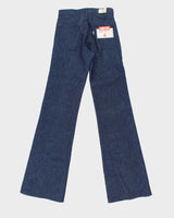 DSWT Vintage 1970s Levi's Shipmates Big E Raw Denim Women's High Waisted Flared Bell Bottom Jeans - W28 L37