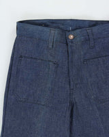 DSWT Vintage 1970s Levi's Shipmates Big E Raw Denim Women's High Waisted Flared Bell Bottom Jeans - W28 L37