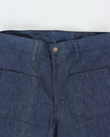 DSWT Vintage 1970s Levi's Shipmates Big E Raw Denim Women's High Waisted Flared Bell Bottom Jeans - W28 L37
