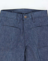 DSWT Vintage 1970s Levi's Shipmates Big E Raw Denim Women's High Waisted Flared Bell Bottom Jeans - W26 L35