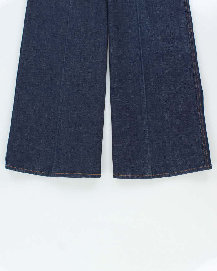 DSWT Vintage 1970s Levi's Raw Denim Women's High Waisted Flared Bell Bottom Jeans - W26 L35