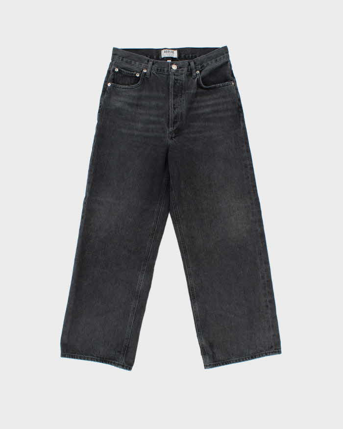 Agolde Ren Women's Wide Leg High Waisted Denim Jeans - W28 L27