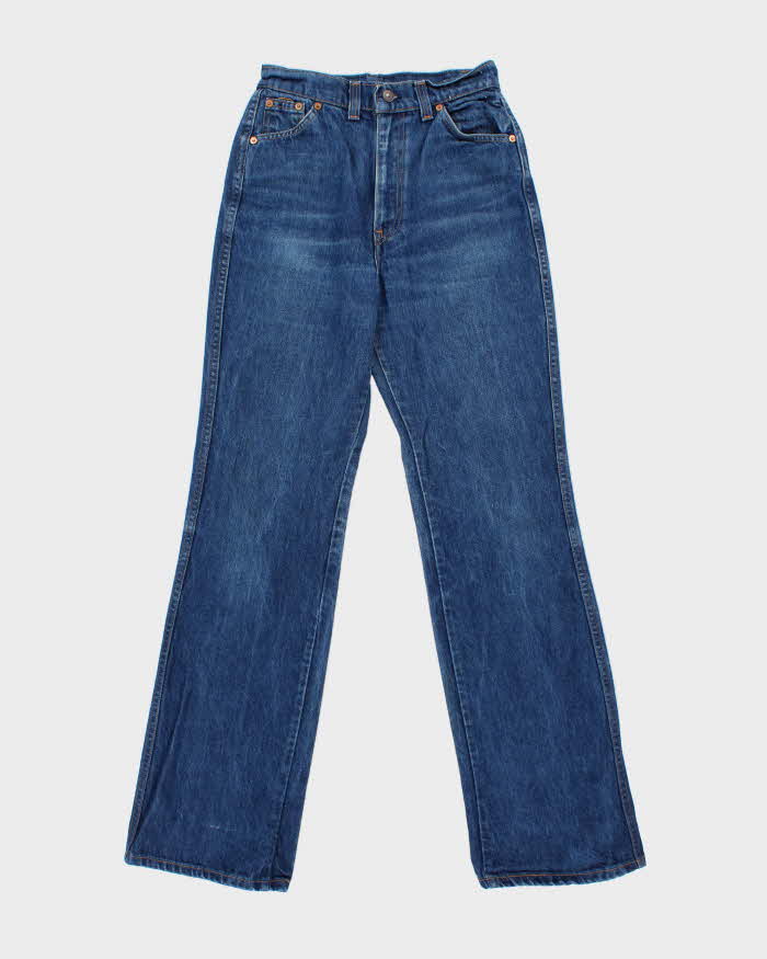 Vintage 1985 Levi's Big E Maroon Tag High Rise Women's Denim Bootcut Jeans - W26 L35