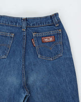 Vintage 1985 Levi's Big E Maroon Tag High Rise Women's Denim Bootcut Jeans - W26 L35