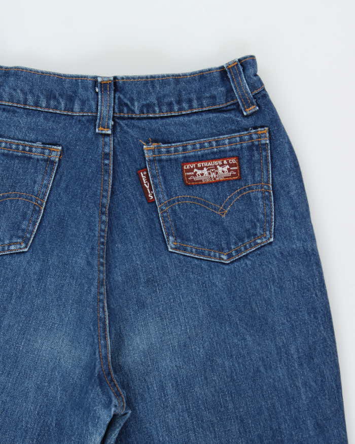 Vintage 1985 Levi's Big E Maroon Tag High Rise Women's Denim Bootcut Jeans - W26 L35