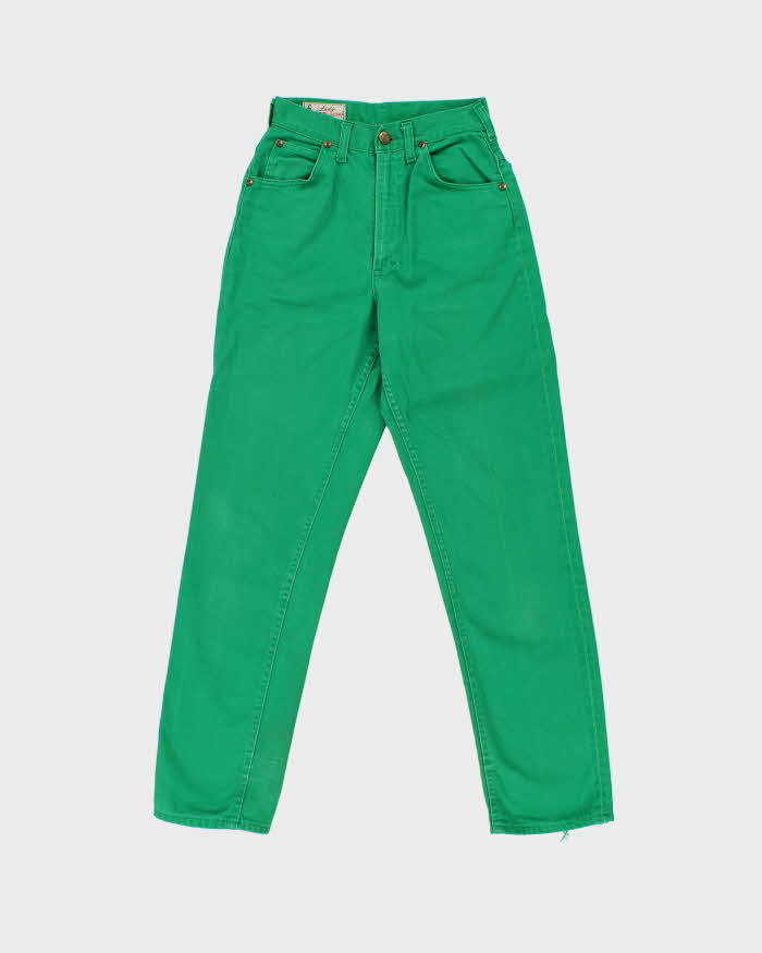 Vintage 1960s Lady Lee Westerner Sanforized High Rise Denim Made In USA Straight Leg Women's Jeans - W24 L29