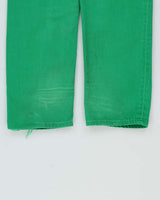 Vintage 1960s Lady Lee Westerner Sanforized High Rise Denim Made In USA Straight Leg Women's Jeans - W24 L29